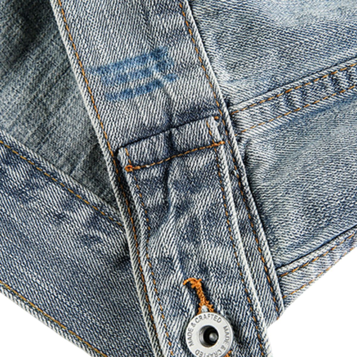 Retro Men's Spring&autumn High-smart Cool Denim Jacket