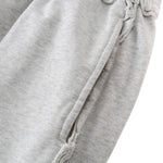 Relaxed Raw Hem Puddle Pants