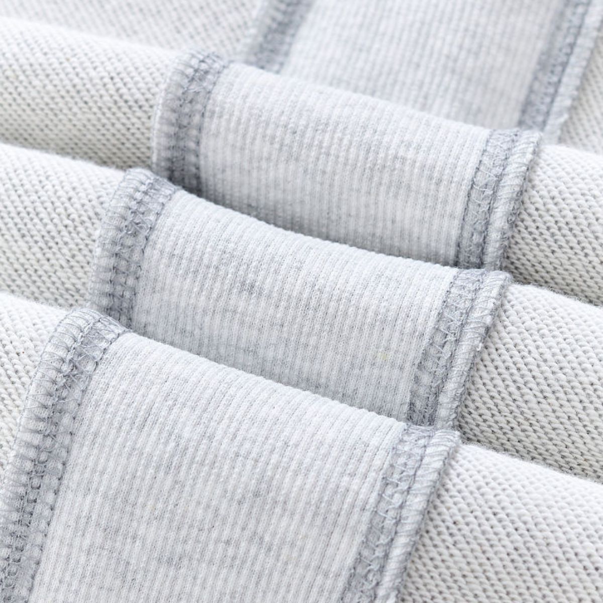 Cotton Casual Contrast Rib Stretch Sweatpants