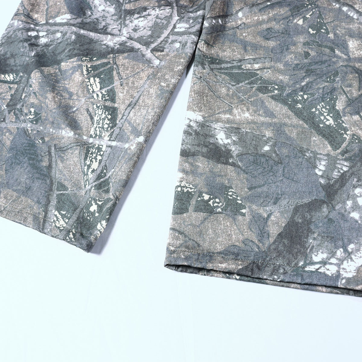 Camo Print Multi Pocket Cargo Drawstring Waist Pants