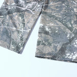 Camo Print Multi Pocket Cargo Drawstring Waist Pants