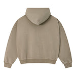 Vintage Relaxed Drop‑Shoulder Zip‑Up Hoodie