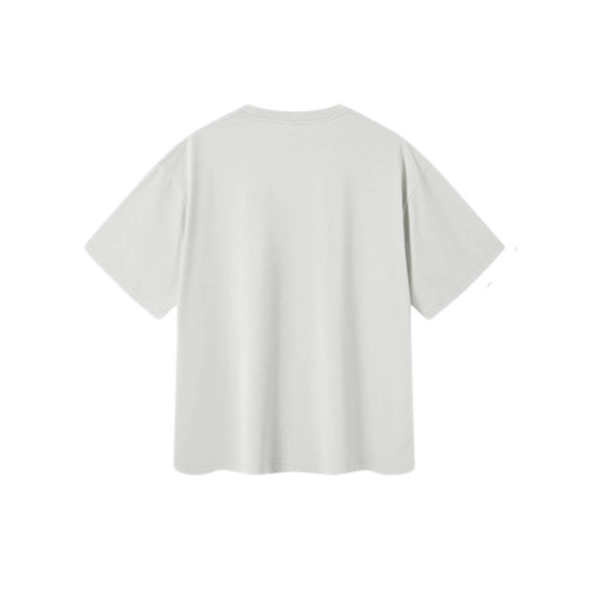 Camiseta destructiva de peso pesado con borde crudo de 10 oz