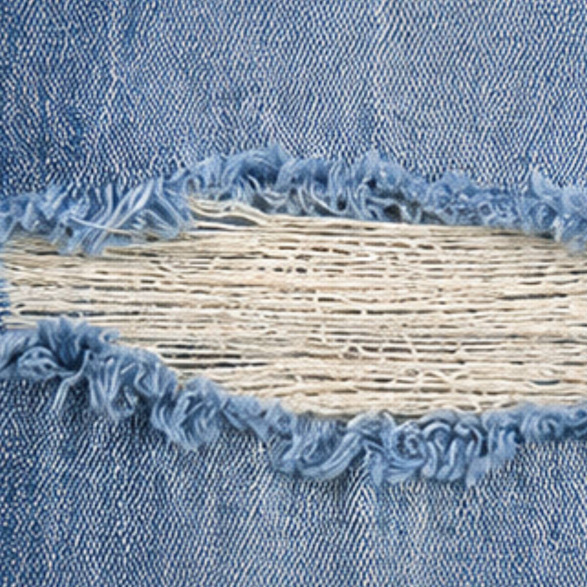 Heritage Washed Utility Loose Fit Floor-Length Denim Jeans