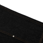 Raw Denim Metal Detail Flare Jeans
