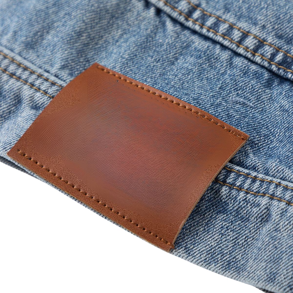Vintage Washed Reverse Panel Slim Flare Jeans