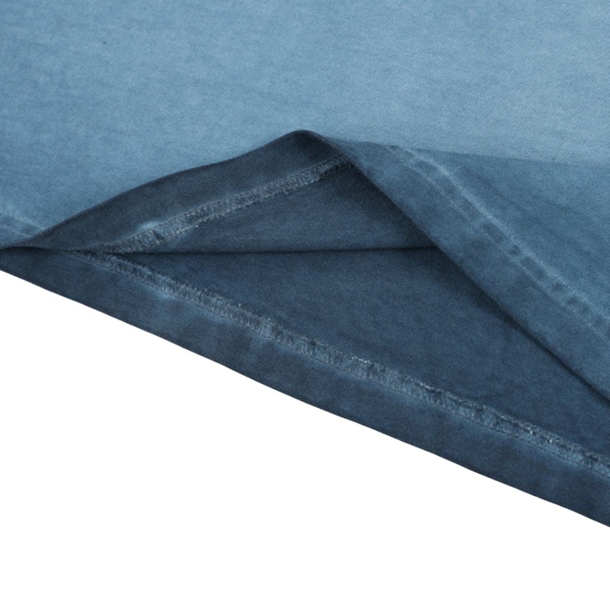 Washed Cotton Boxy Cropped Crew Neck Tee