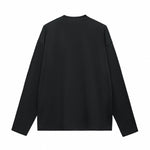 Solid Long-Sleeve Cotton T-Shirt 270gsm
