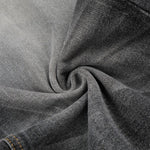 Vintage Washed Barrel Leg Distressed Jeans
