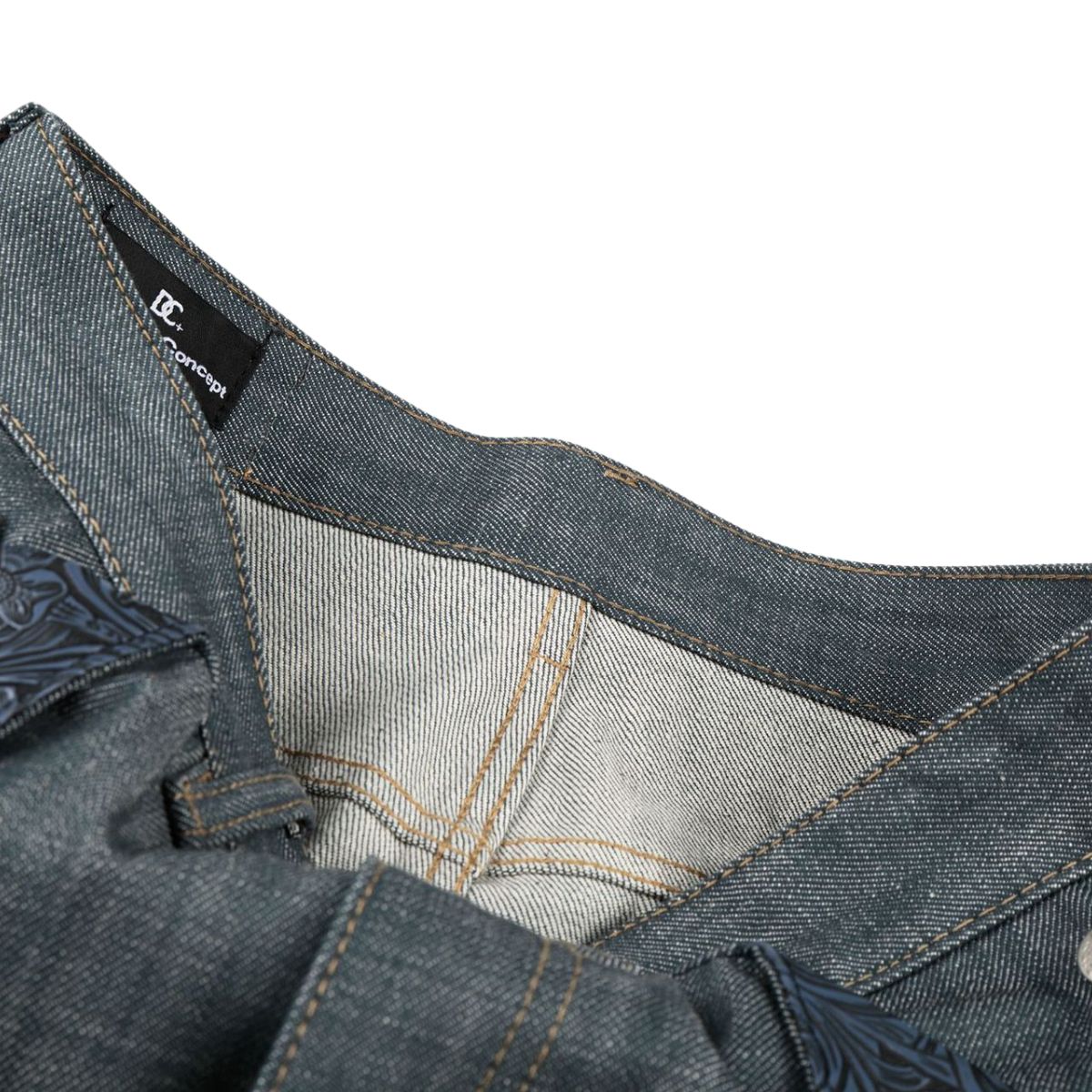 Raw Wash Wide Leg Selvedge Jeans