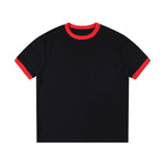Crew Neck Boxy Fit Ringer Tee 220gsm