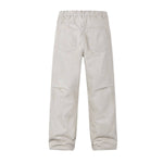 Vintage Striped Corduroy Patchwork Multi-Pocket Relaxed Wide-Leg Cargo Pants
