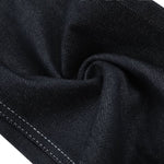 Paneled Pocket Decor Relaxed Raw Denim Jeans