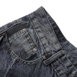 Vintage Whiskered Straight Leg Jeans