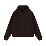 Cotton Structured French Terry Boxy Hoodie