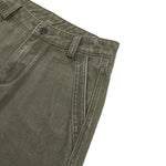 Vintage Washed Seam‑Detail Wide Leg Trousers