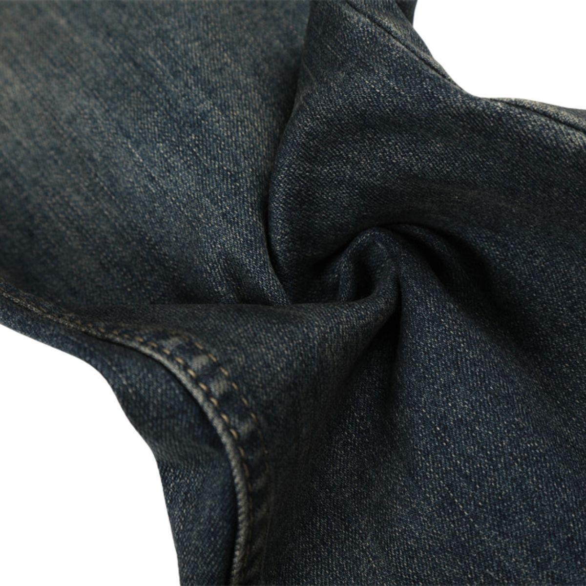 Men's Distressed Paint Splatter Denim Pants Vintage Loose Flare