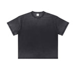 Camiseta desteñida con lavado a la piedra de 7.5 oz
