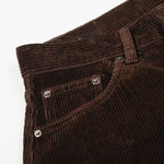 Dark Brown Wide Leg Relaxed Corduroy Pants