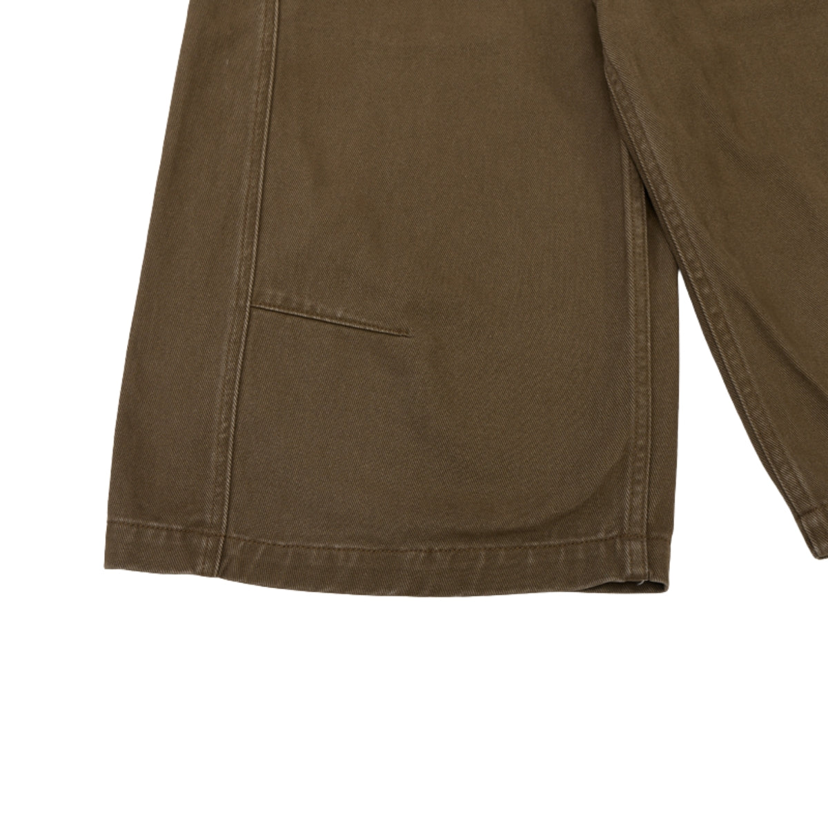 Vintage Washed Cleanfit Straight Cut Wide Leg Denim Shorts