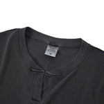 Women’s Retro Wash Fitted Stand Collar Tee