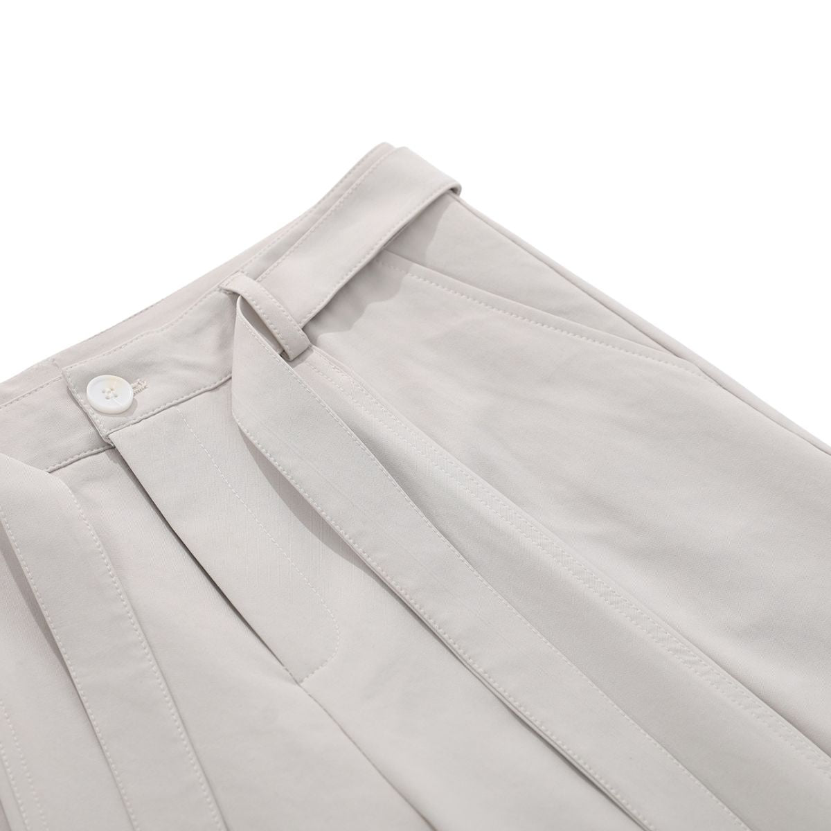 Old Money Draped Barrel Leg Trousers