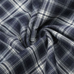 Vintage Plaid Wide Leg Casual Trousers