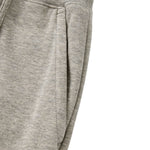 Quiet‑Luxury Old Money Heather Ribbed Waist‑Tapered Trousers