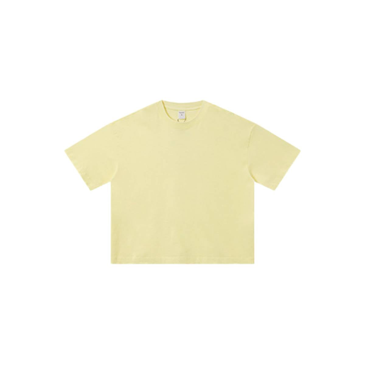 Camiseta destructiva de peso pesado con borde crudo de 10 oz
