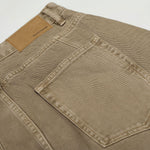 Adjustable Cuffs High Waist Wide Leg Beige Cargos
