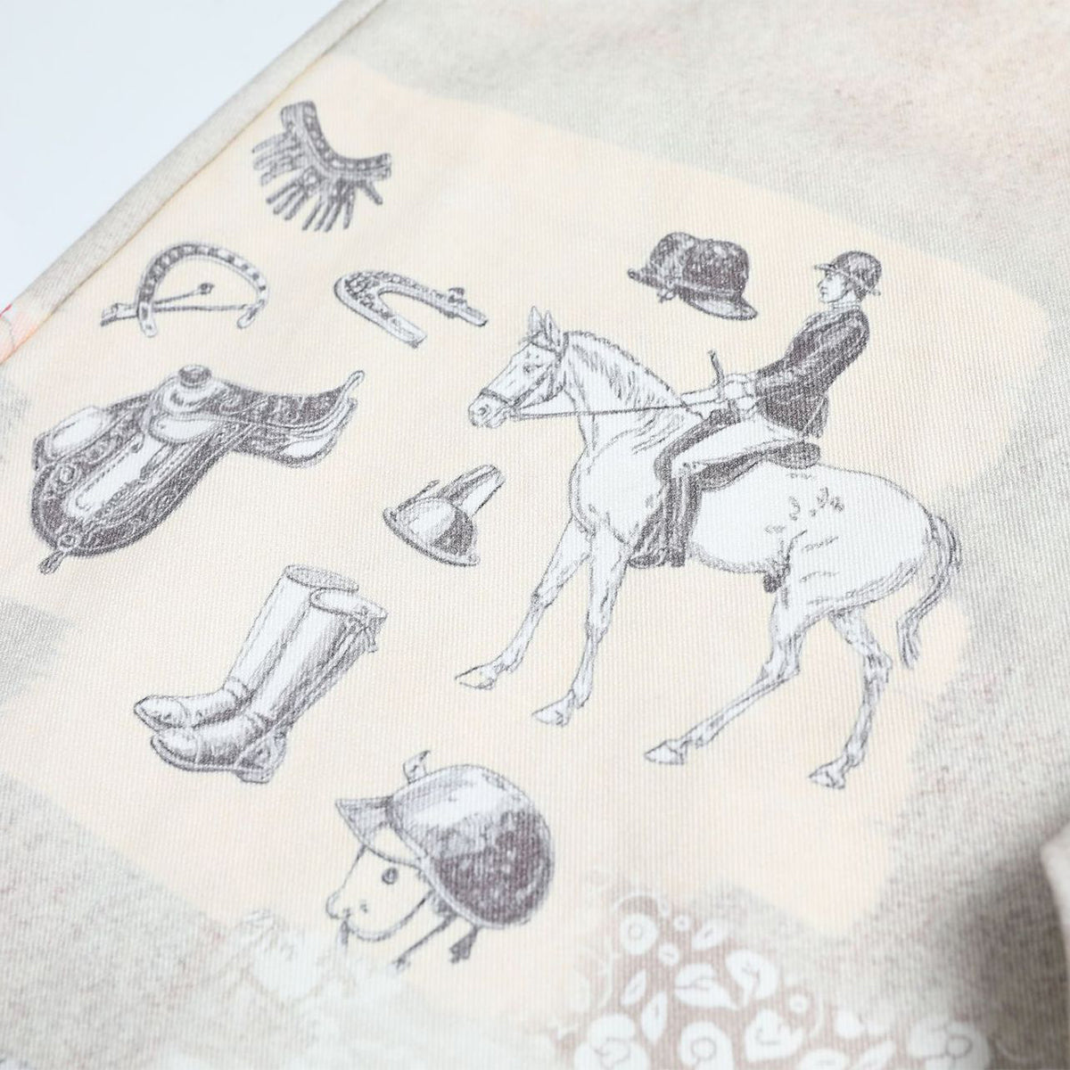 High Street Vintage-Inspired Patchwork Print Wide-Leg Jeans