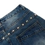 Studded Wide Leg Jeans