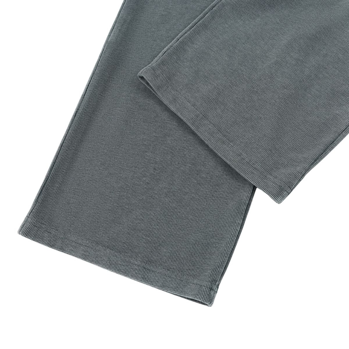 Waffle Texture Relaxed Fit Casual Pants