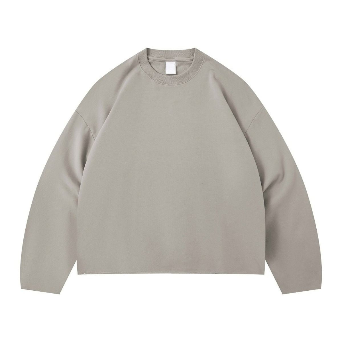 Curved Sleeve Modal French Terry Long Sleeve Tee