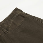 Curved Panel Wide-Leg Utility Cargo Pants
