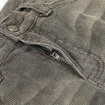 Faded Grey Vintage Wash Wide-Leg Jeans