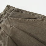 High-Waisted Wide-Leg Button Front Vintage Pants
