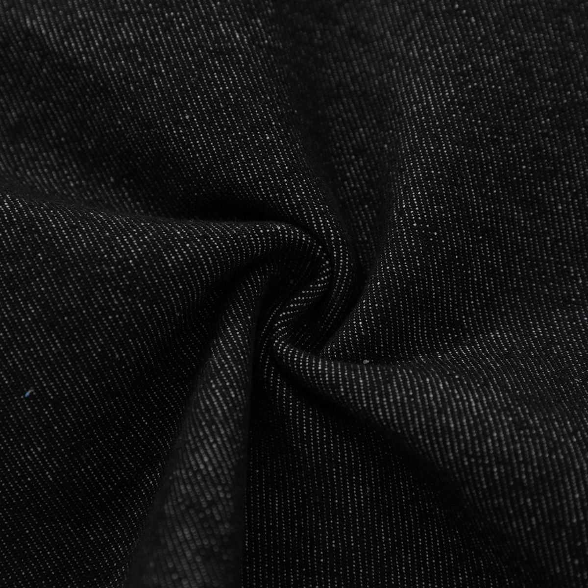 Vintage Black Zip Hem Slim Flare Jeans