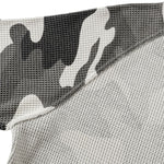 Reversible Double-Sided Waffle Camo Long Sleeve Shirt