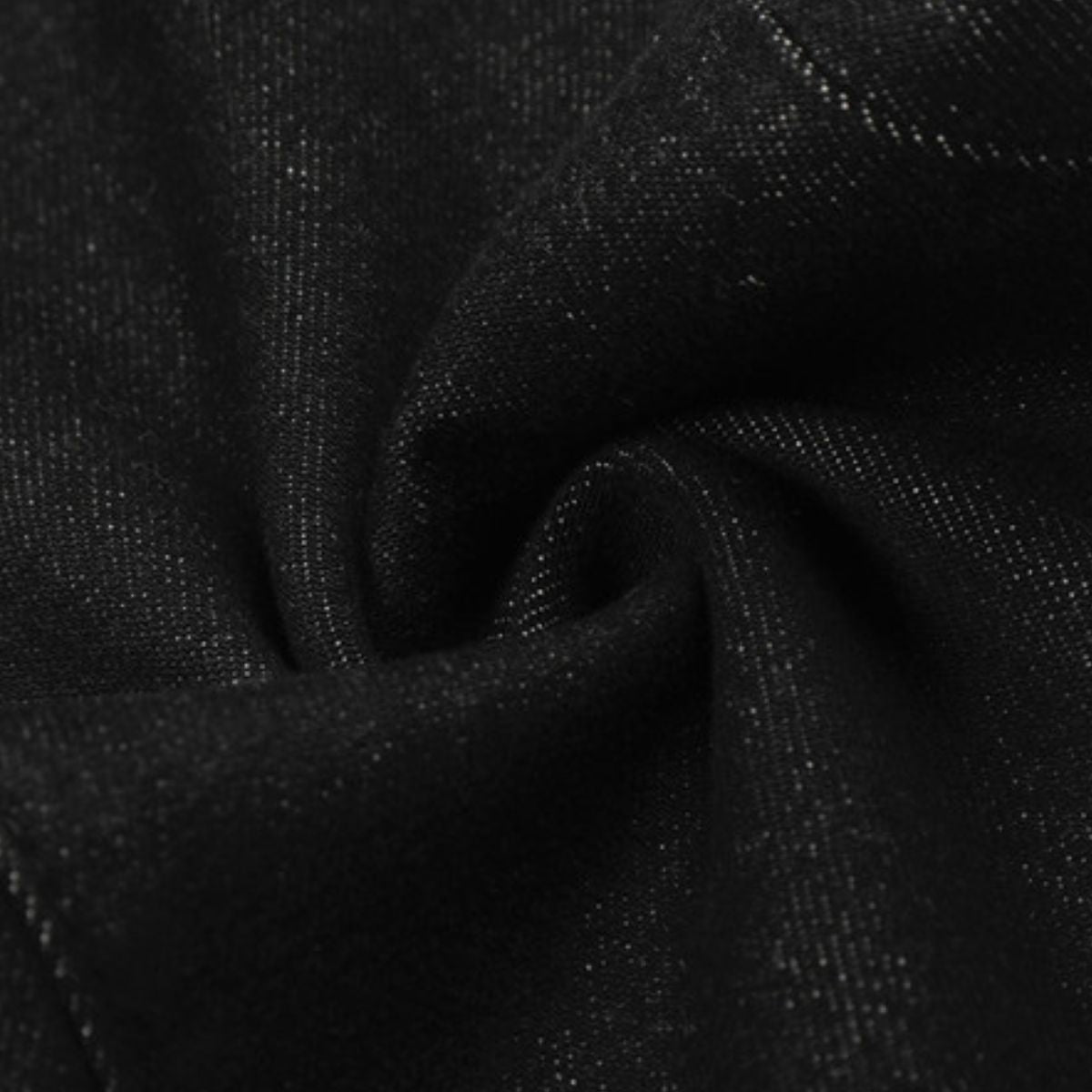 Men's Raw Denim Flare Straight Pants Clean Fit Minimal Street