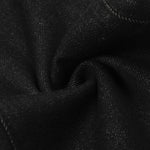 Men's Raw Denim Flare Straight Pants Clean Fit Minimal Street