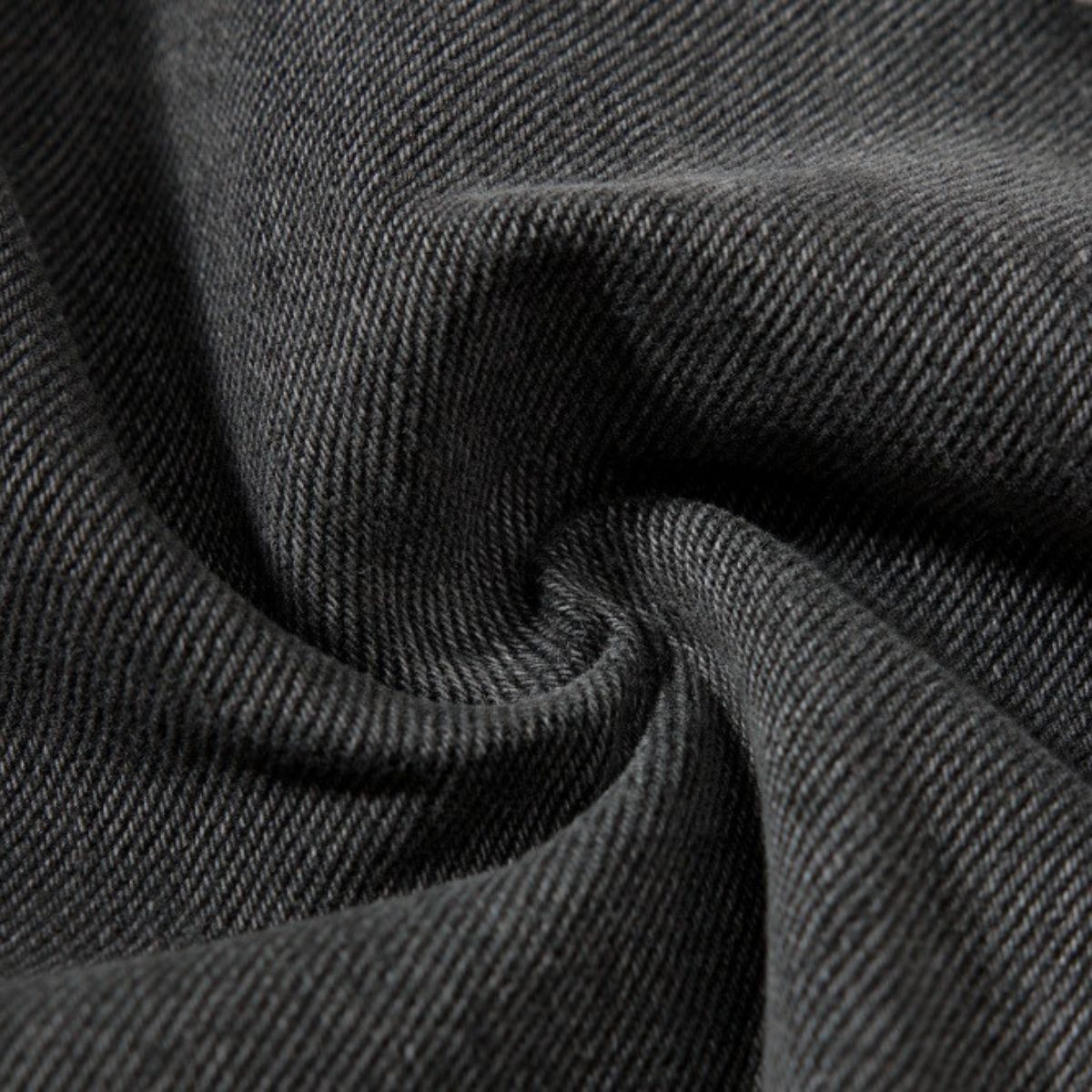 Men's Washed Distressed Denim Pants Wide Leg Patchwork Raw Edge Unique