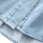 Vestido midi vaquero sin mangas con botones y aberturas en la parte delantera