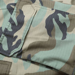 Vintage Camo Star Embroidered Cargo Shorts