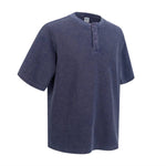 Camiseta de algodón lavado vintage Batik de 8,25 oz