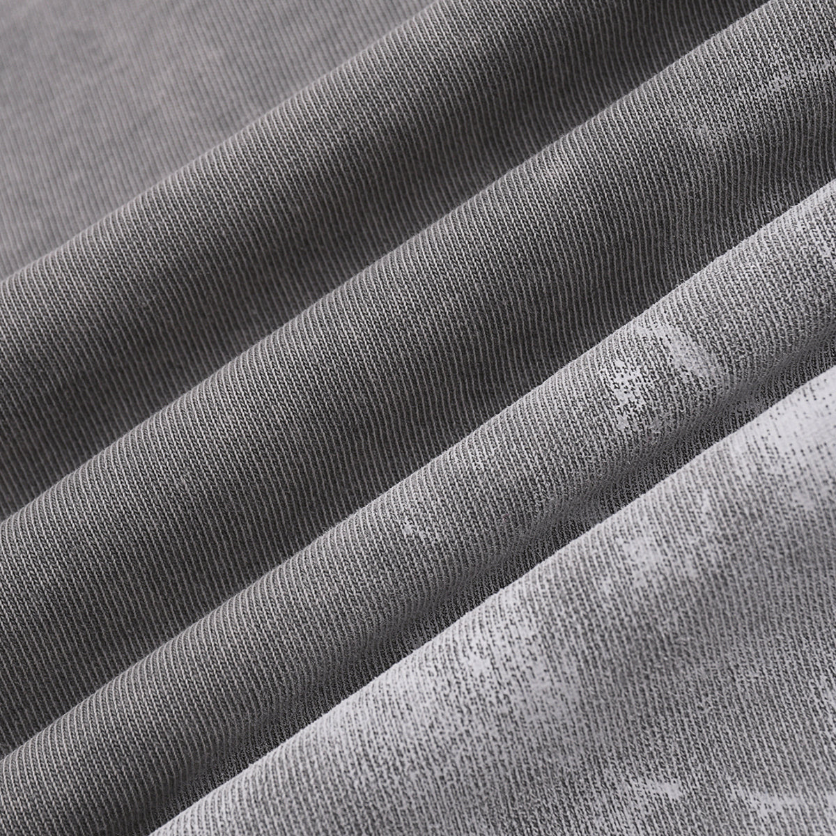 Sudadera holgada de algodón pintada en gris