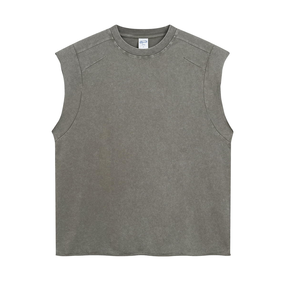 Vintage Raw Edge Sleeveless Tee 8oz-INNBLAC Fashion Apparel