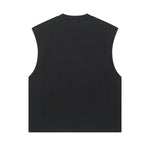 Solid Color Loose Fit Tank Top 8oz-INNBLAC Fashion Apparel