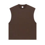Solid Color Loose Fit Tank Top 8oz-INNBLAC Fashion Apparel