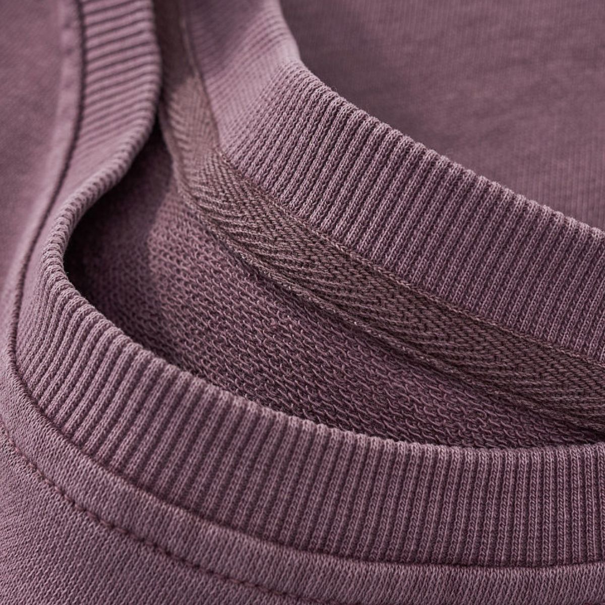 Washed Distressed Kanjha‑Su Seam‑Spliced Crew Neck Sweatshirt